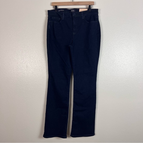 NWT NYDJ Sheri Slim Black - Picture 1 of 14